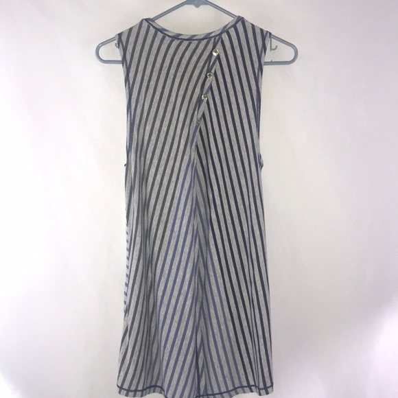 Cotton Innovation Hi Lo Stripe Top - Picture 2 of 4